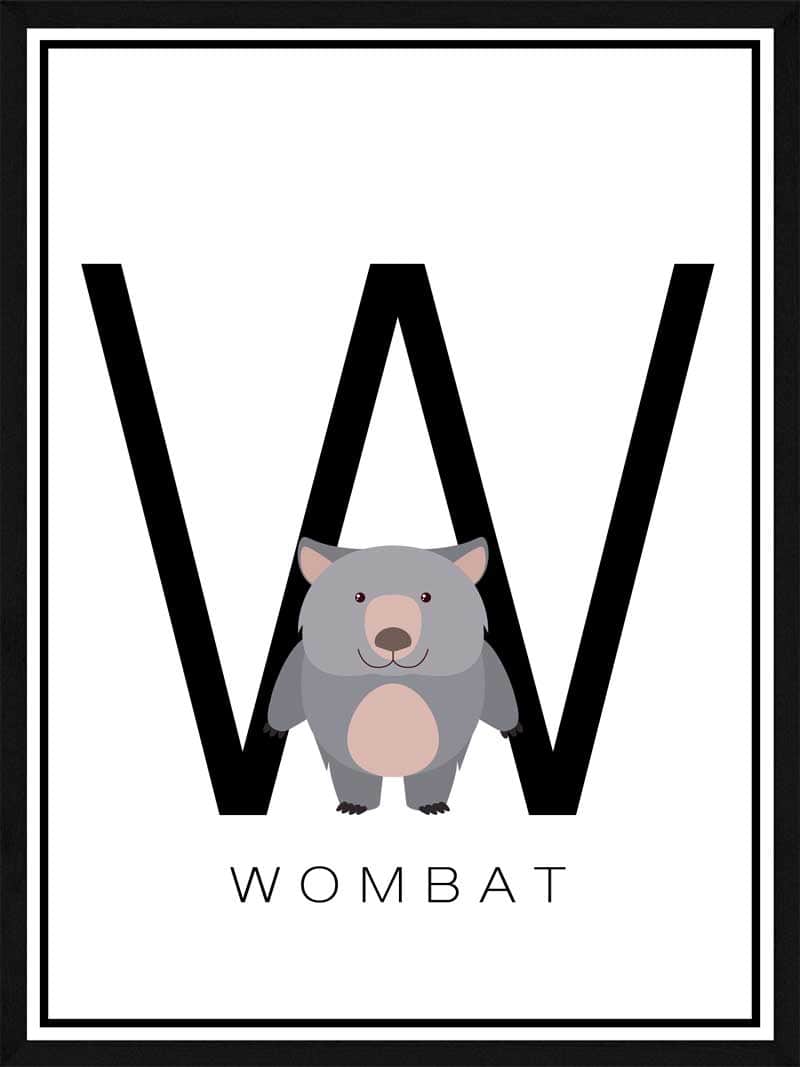 W   Børneplakat