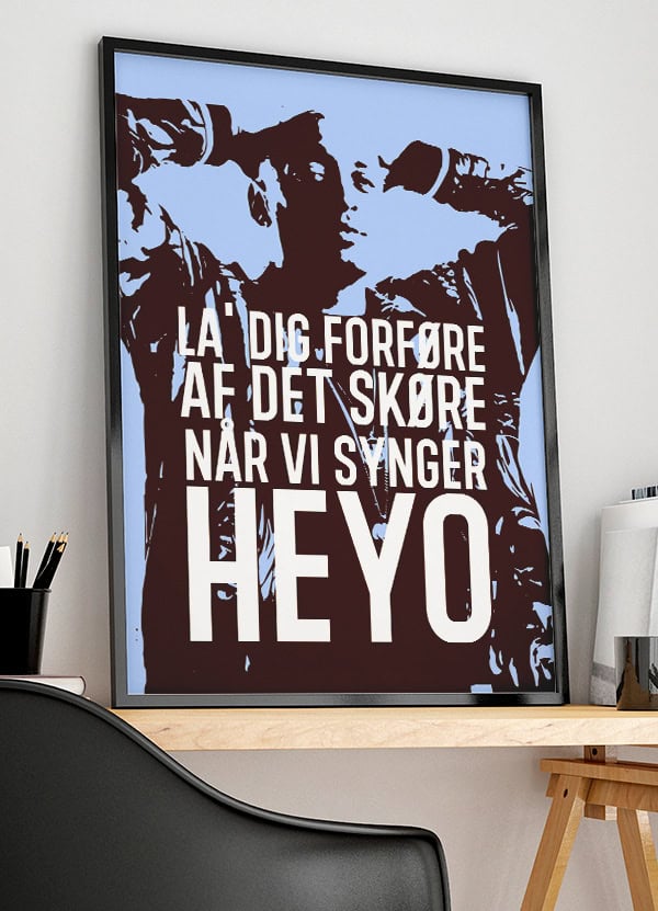 Wafande   Plakat   Heyo   Blå   21   X   29        A4    Kr    199  -
