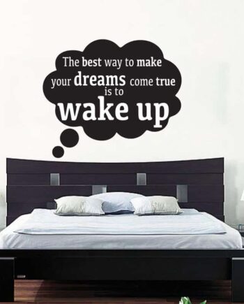 Wake   Up   Wallsticker