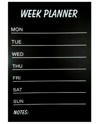 Wallsticker   Tavle    Weekplanner   Til   Kridt    Inkl   Kridt    60x45cm