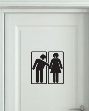 Wc   Skilt       Lummer   Wallsticker