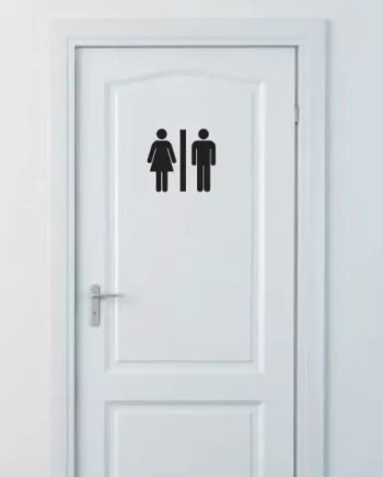 Wc   Skilt       Normal   Wallsticker
