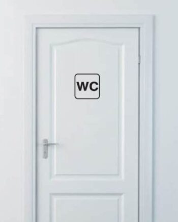 Wc   Skilt       Wc   Wallsticker