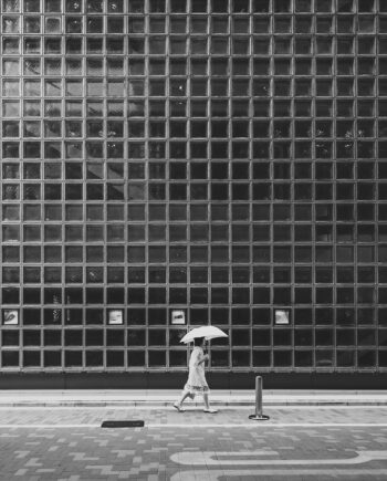 White   Umbrella   Af   Julie   Aucoin
