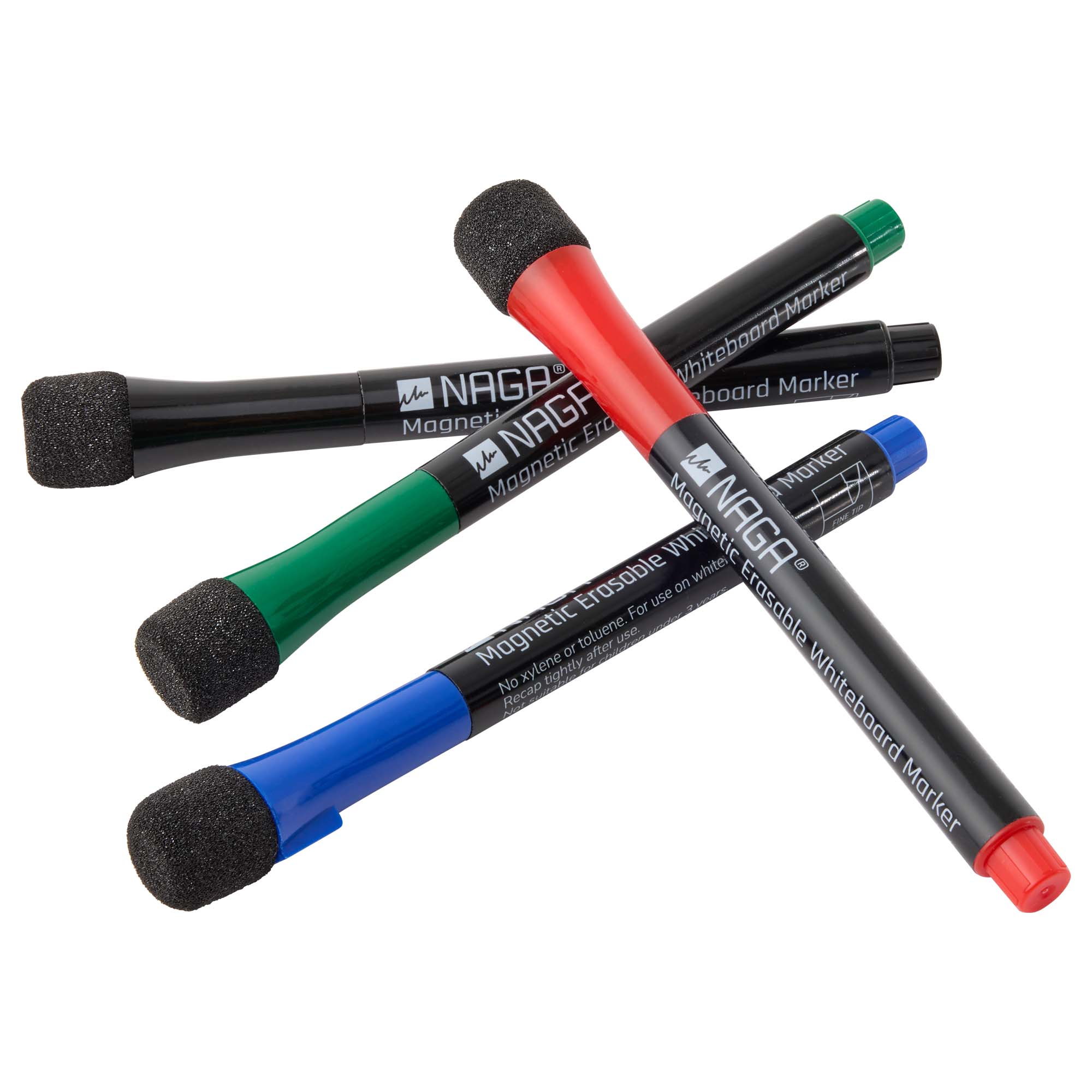 Whiteboard Marker Sæt Farver Sort Blå Rød Grøn