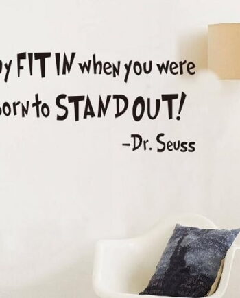 Why   Fit   In   Wallsticker