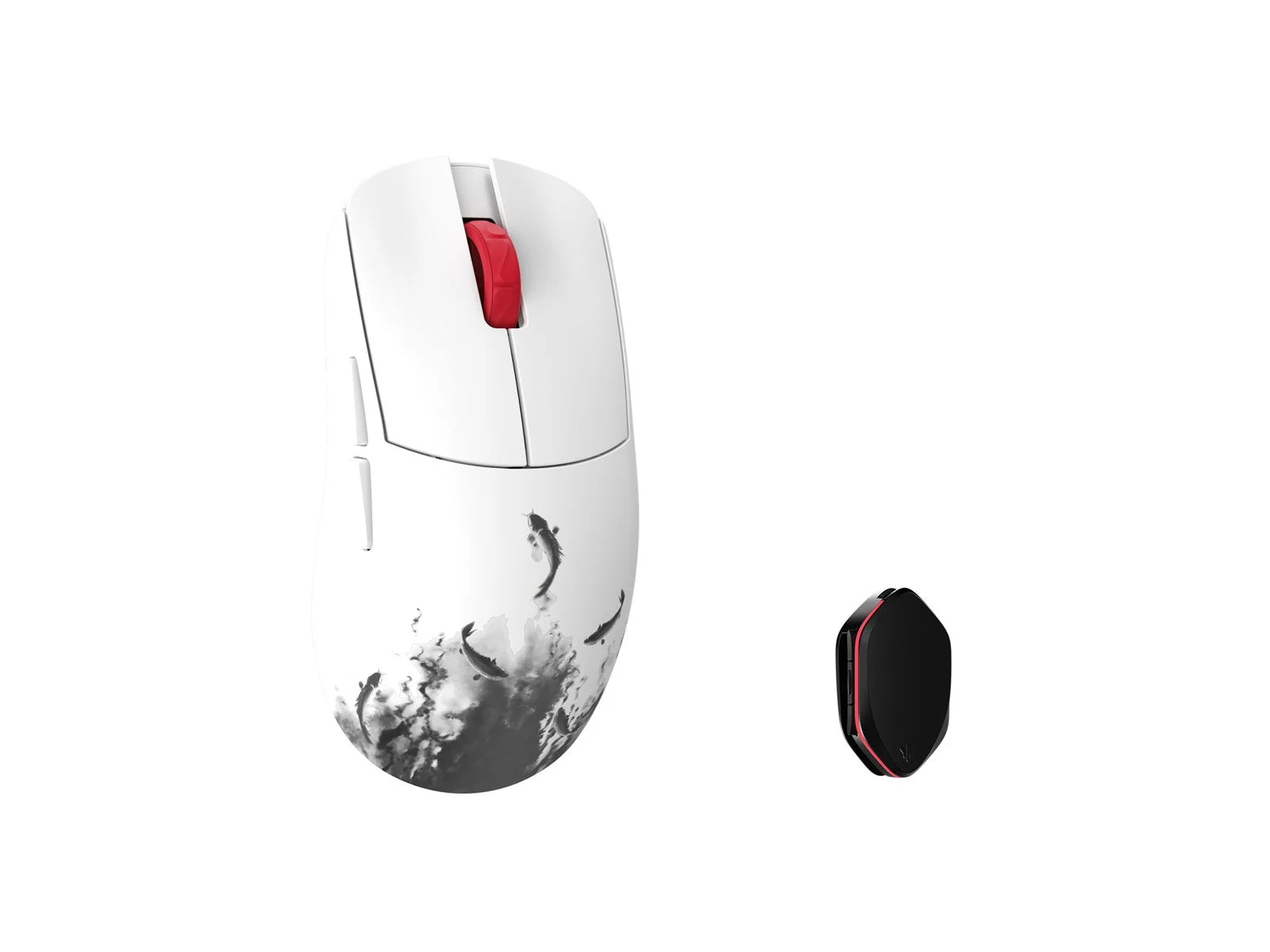 Wlmouse   Ying   Black   White    Omron   Optical    Wireless   8k   Magnesium   Mouse   Mus   Geekd   Dk