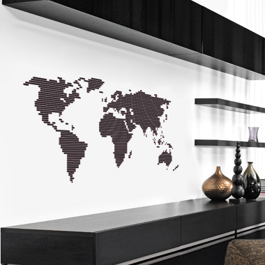 World   Of   Lines   Wallsticker   Af   Alan   Smithee    120x60   Cm