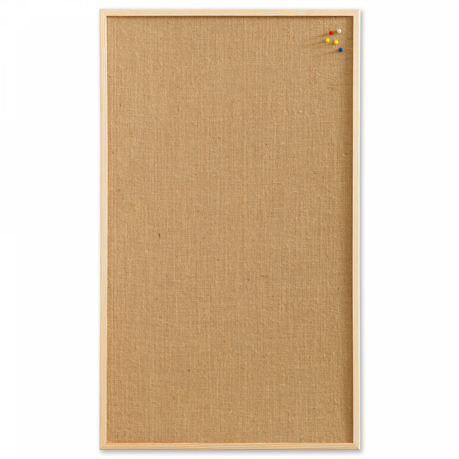 60   X   40   Cm    Hessian   Opslagstavle   Med   Træramme
