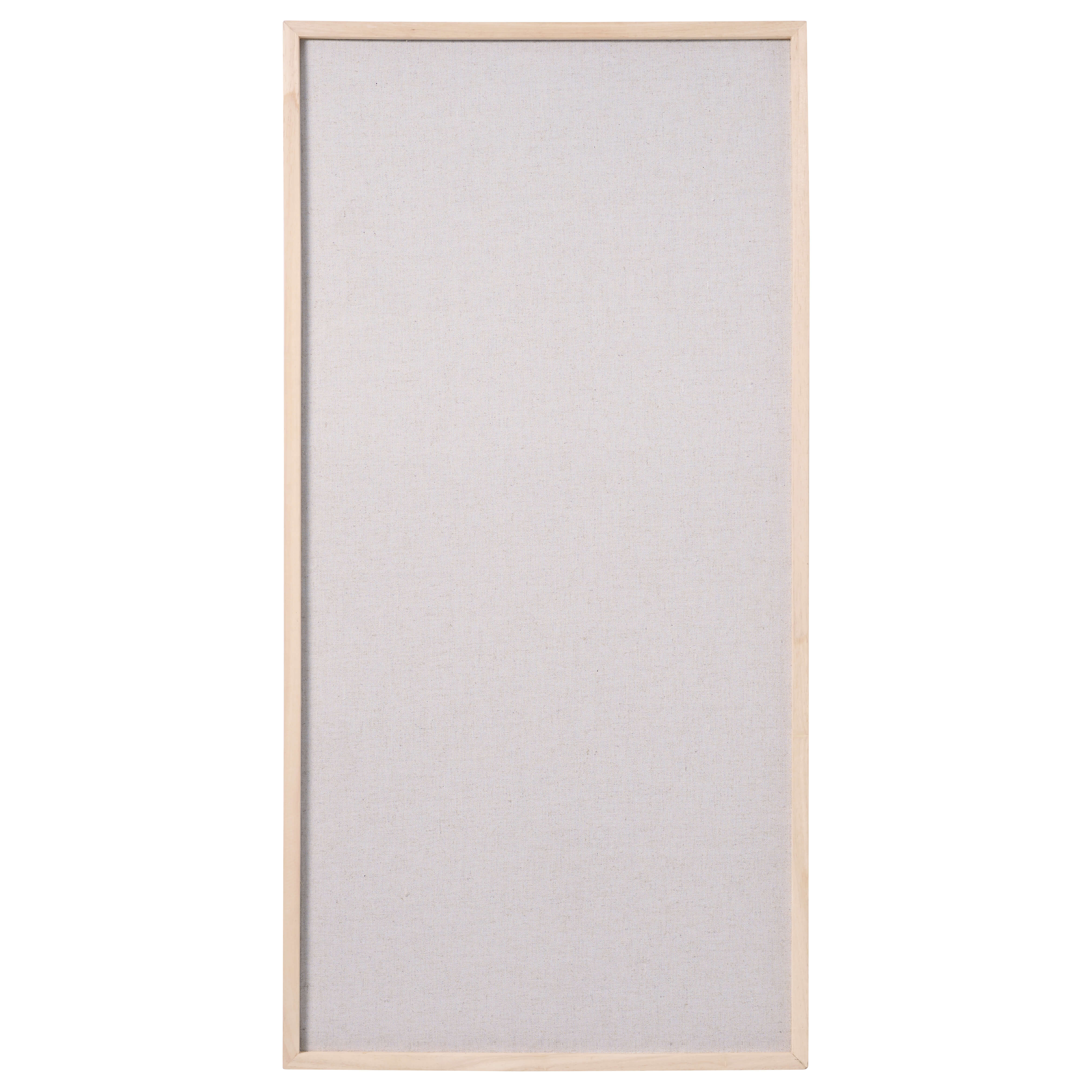 100   X   50   Cm    Hør   Opslagstavle   Med   Træramme