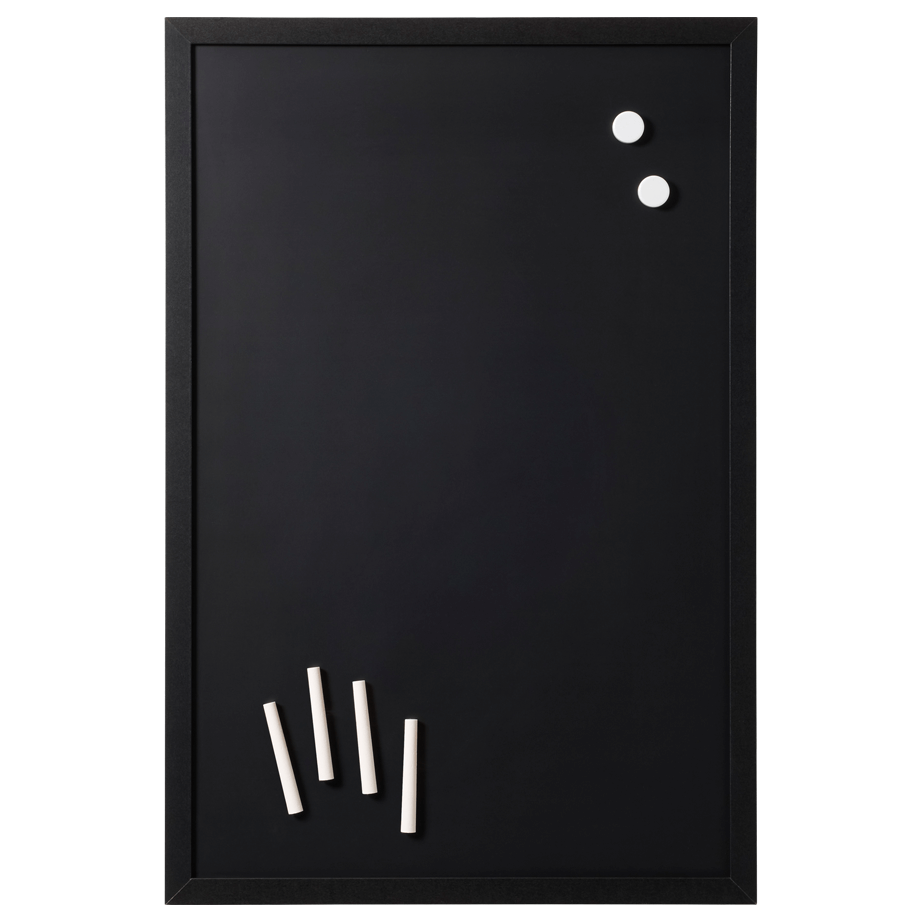 60   X   40   Cm    Magnetisk   Kridttavle   Med   Sort   Ramme