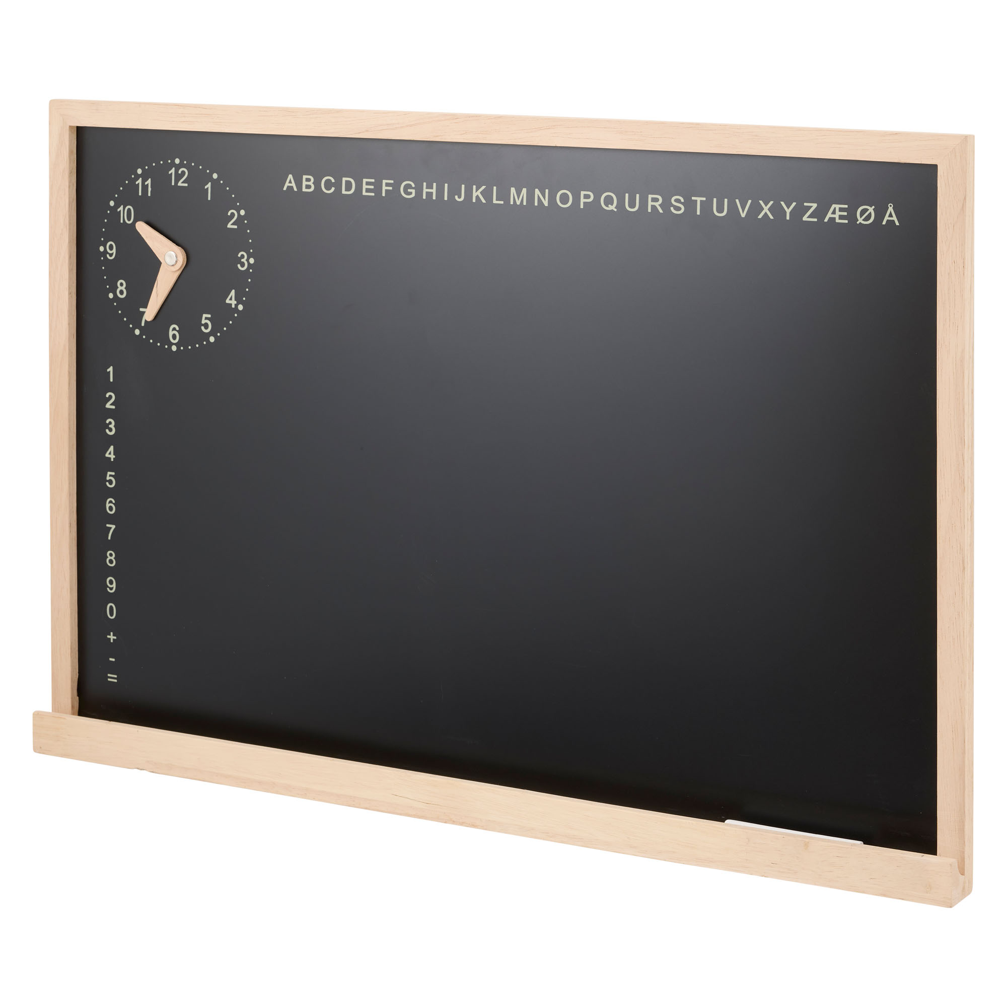 60 X 40 Cm Magnetisk Kridttavle Til Børn Med Træramme