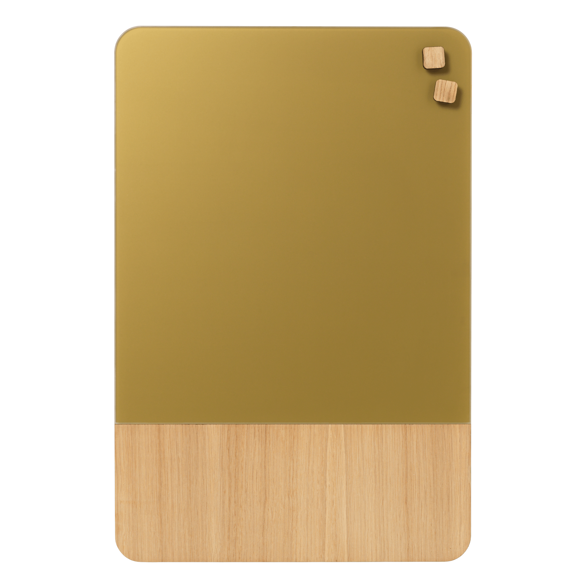 40   X   60   Cm    Mat   Glas   Guld   Egefiner   Magnetisk   Tavle