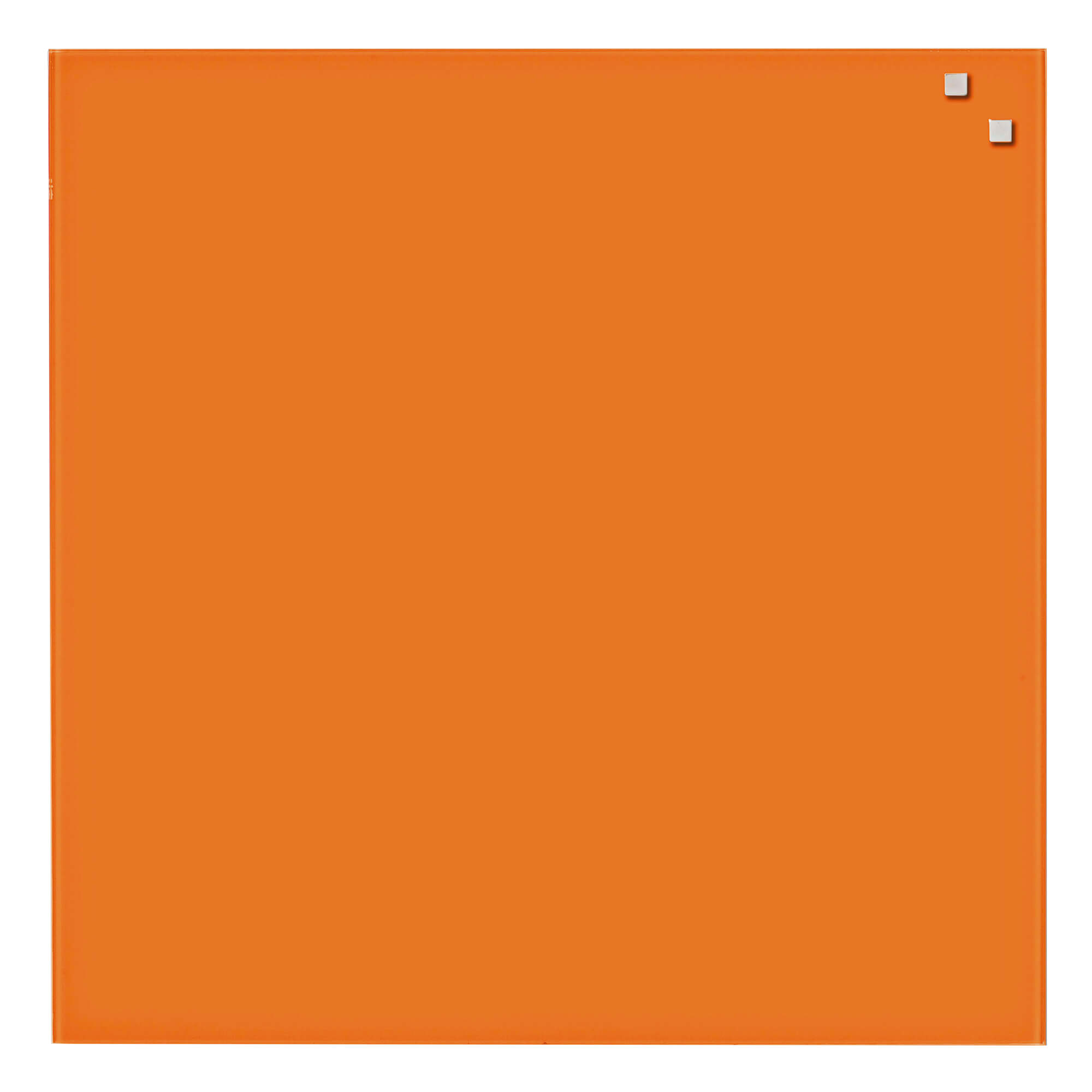 45   X   45   Cm    Orange   Magnetisk   Glastavle