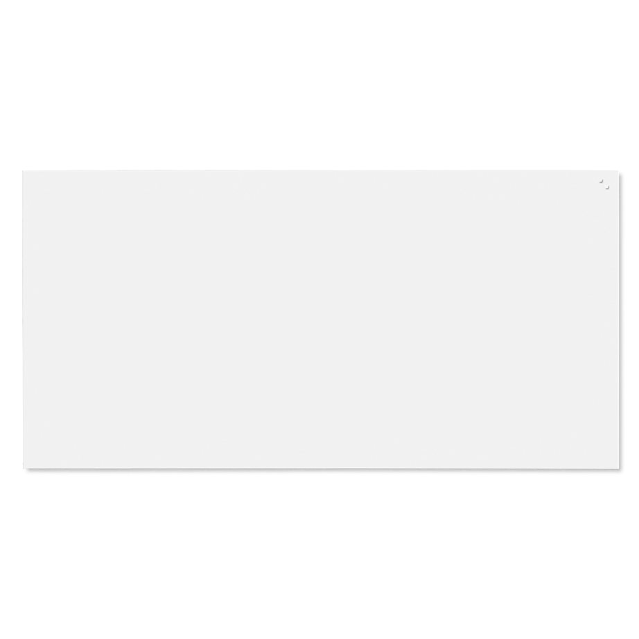 200   X   100   Cm    Pure   White   Magnetisk   Glastavle