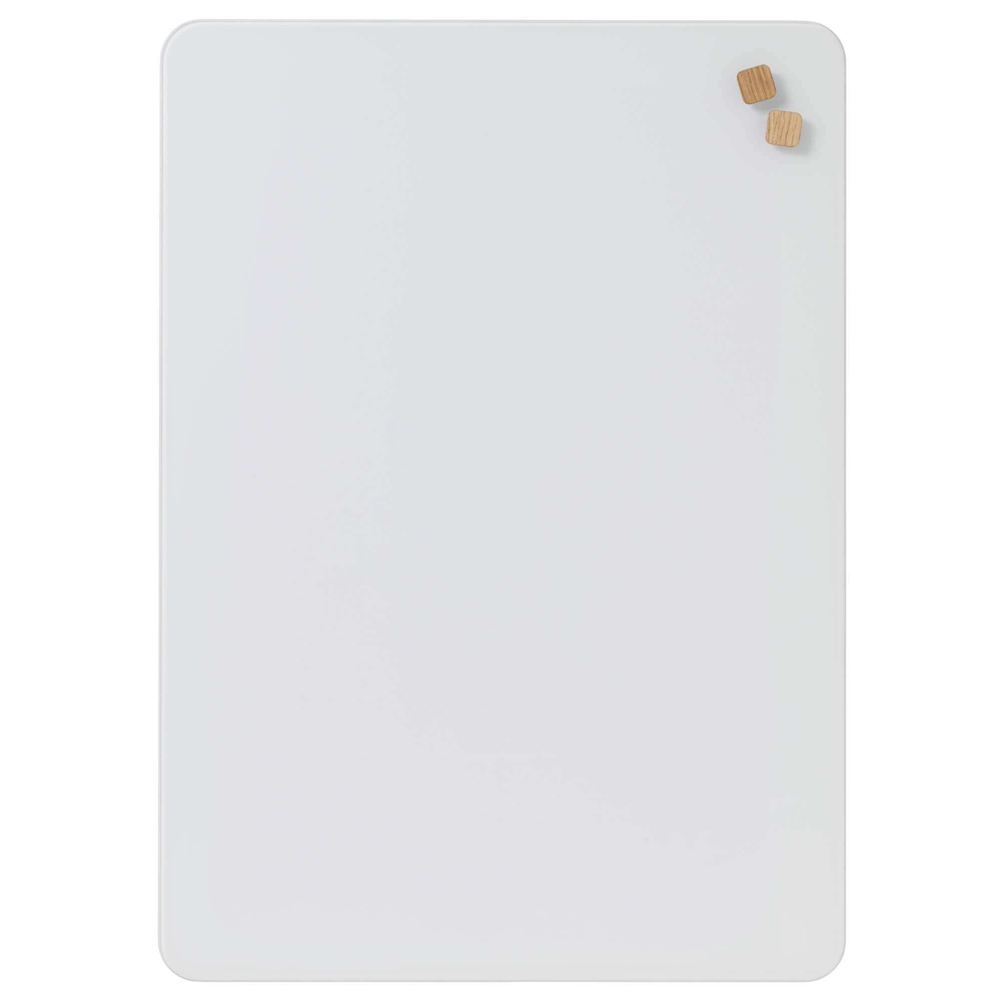 50   X   70   Cm    Pure   White   Magnetisk   Glastavle