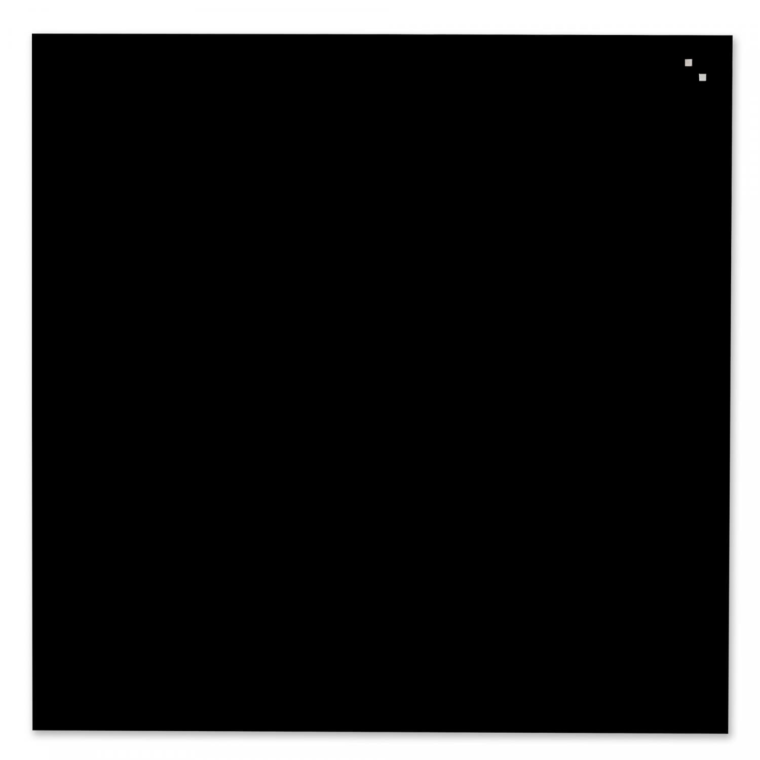 100   X   100   Cm    Sort   Magnetisk   Glastavle