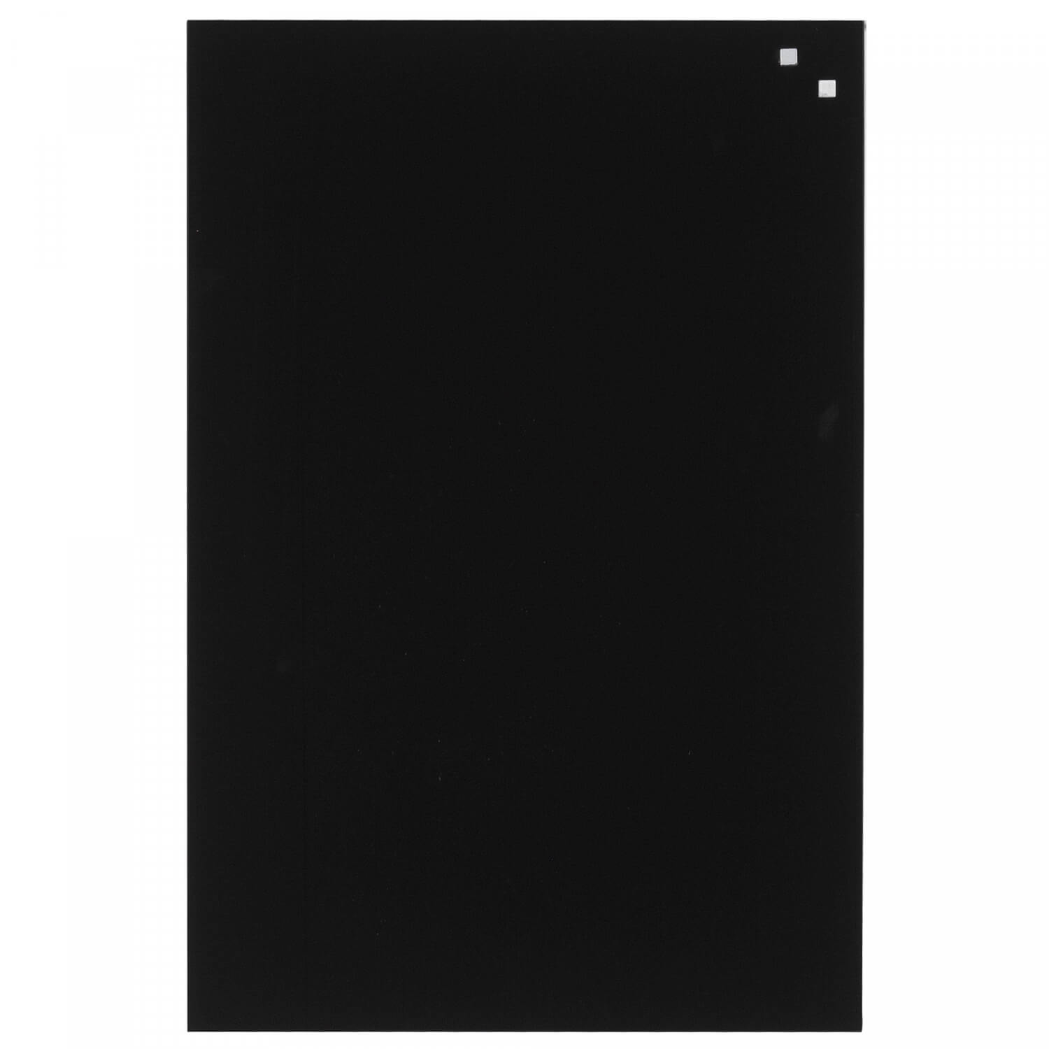 40   X   60   Cm    Sort   Magnetisk   Glastavle