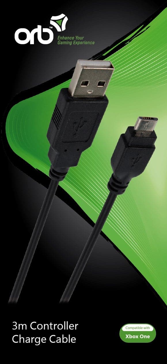 Xbox   One   Controller   Oplader   Kabel       Meter    Orb    Geekd   Dk