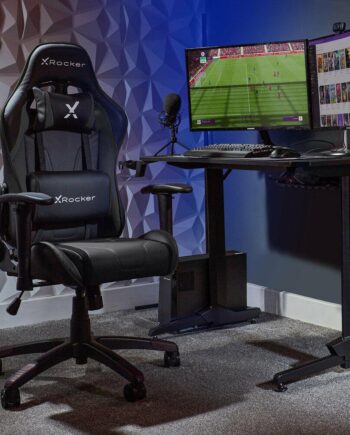 Xrocker   Agility   Junior   Pc   Office   Gaming   Chair   Carbon   Black   Stol   Geekd   Dk