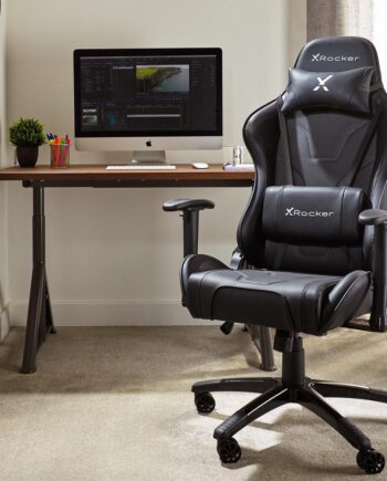 Xrocker   Agility   Sport   Esport   Pc   Office   Gaming   Chair   Carbon   Black   Stol   Geekd   Dk