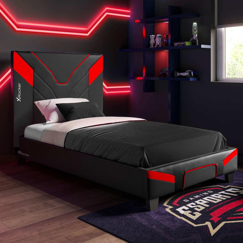 Xrocker Cerberus Mkii Bed Compact Carbon Red Seng Geekd Dk