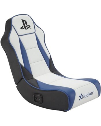 Xrocker   Playstation   Geist           Floor   Rocker   White   And   Blue   Stol   Geekd   Dk