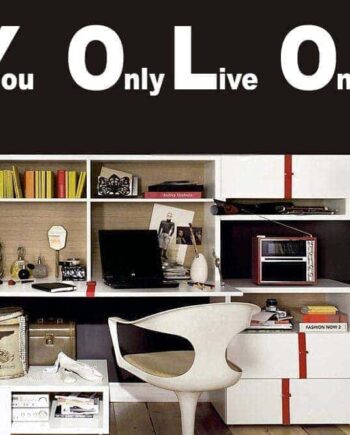 Y   O   L   O   Wallsticker