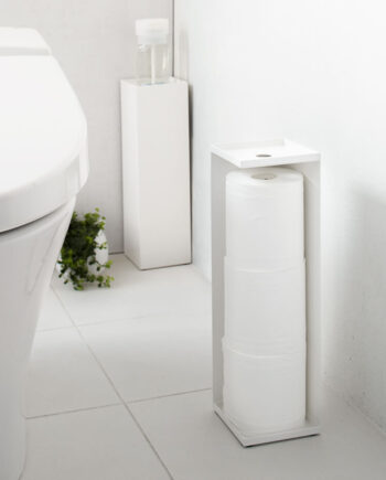 Yamazaki   Toiletrulleholder   Til   Ekstra   Ruller    Hvid