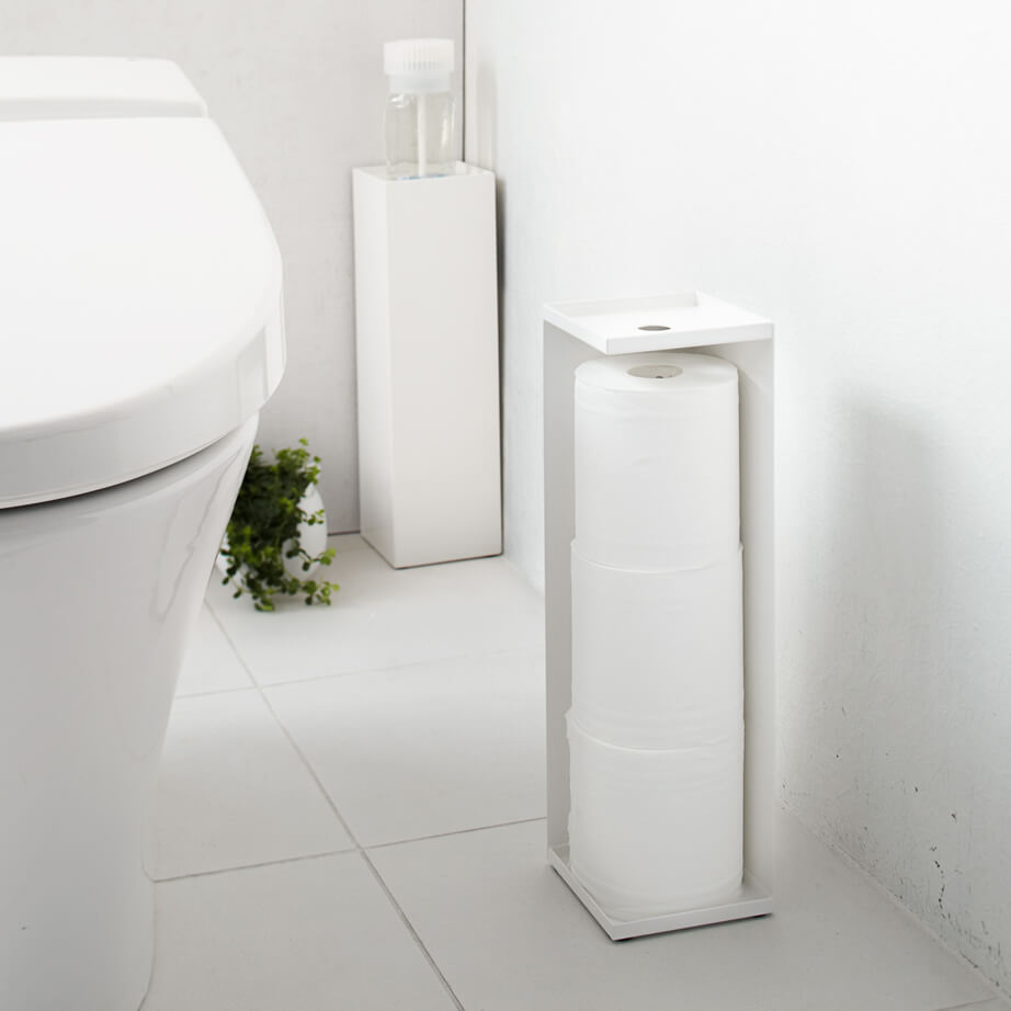 Yamazaki Toiletrulleholder Til Ekstra Ruller Hvid