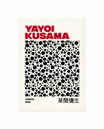 Yayoi   Kusama   Plakat    Black   Dots