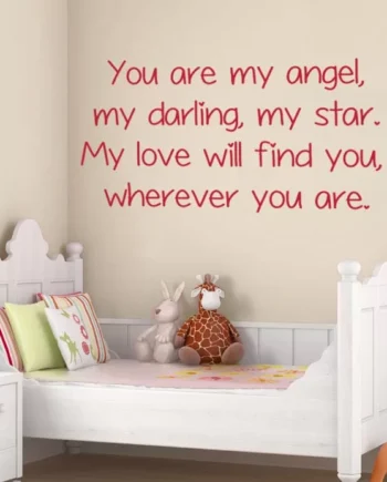 You   Are   My   Angel   Wallsticker