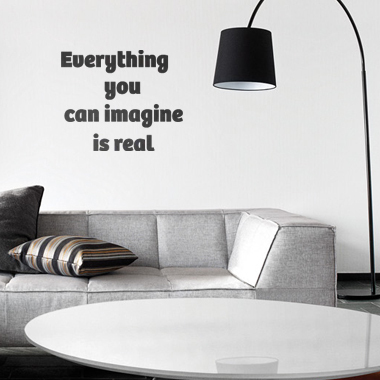 You   Can   Imagine   Wallsticker   Af   Alan   Smithee    46x39   Cm