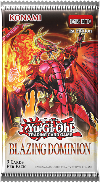 Yu - Gi - Oh    Blazing   Dominion   Booster   Toys   Trading   Card   Geekd   Dk