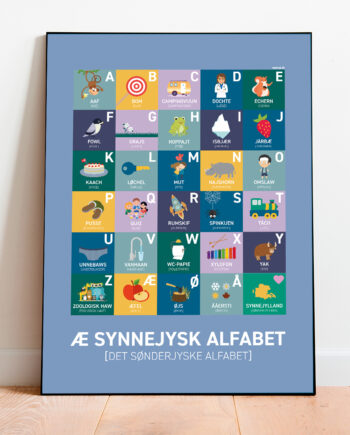 æ   Synnejysk   Alfabet  - Blå