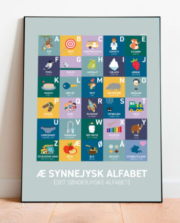 æ   Synnejysk   Alfabet  - Mintgrøn