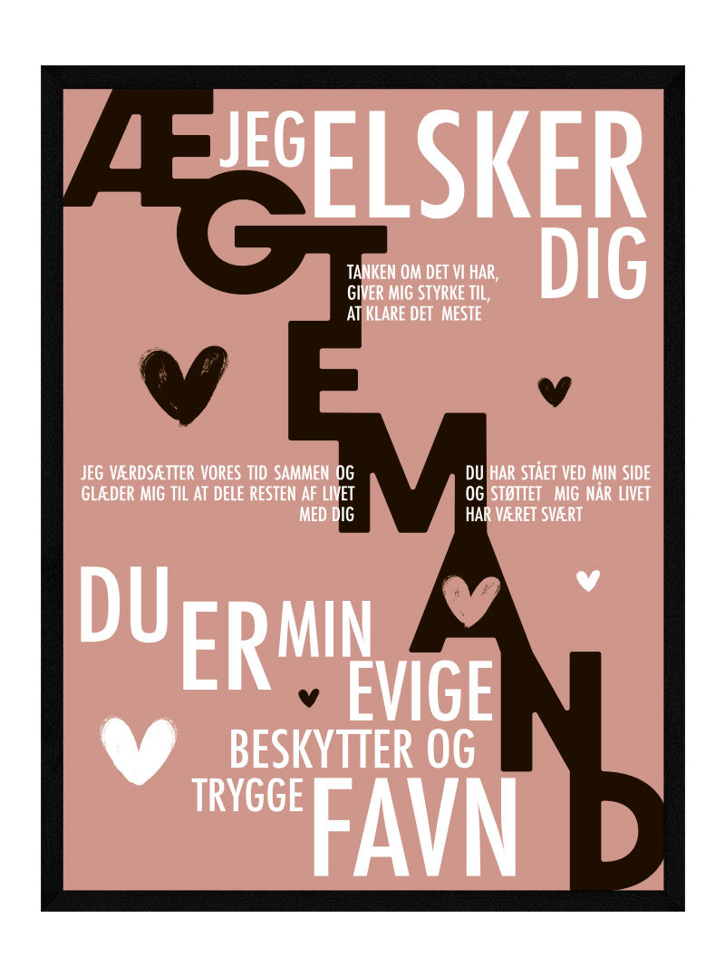 ægtemand   Plakat   Personlig   Plakat