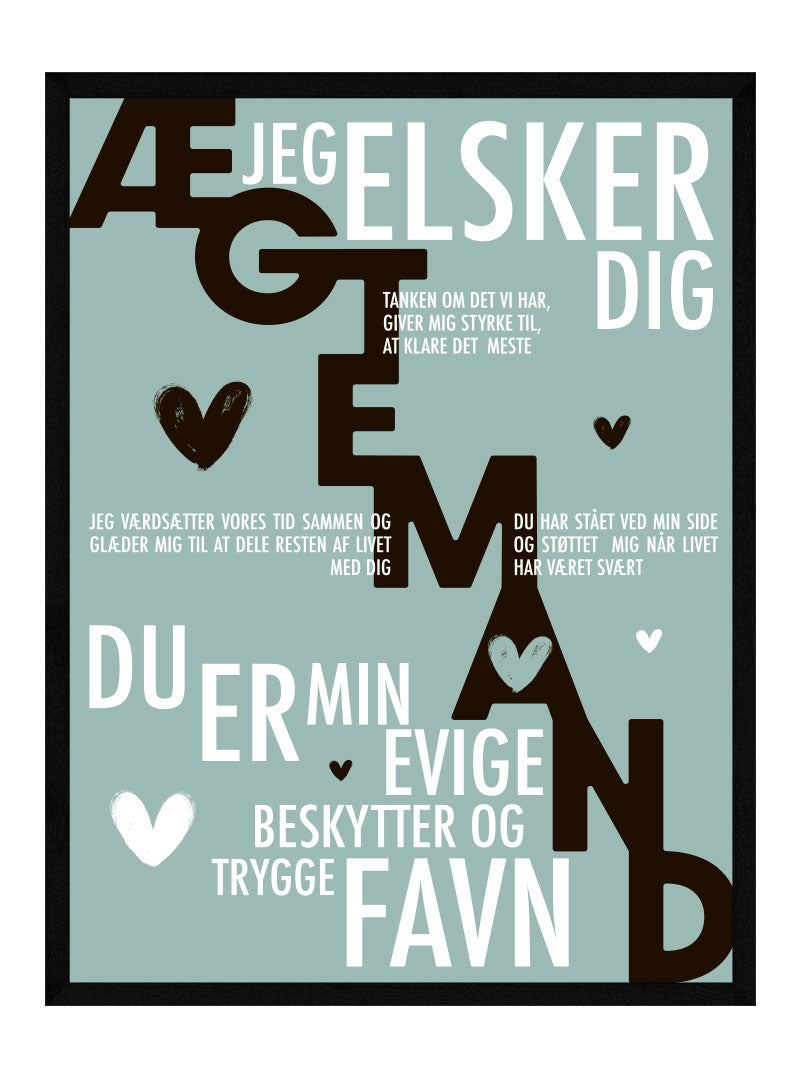 ægtemand   Plakat   Personlig   Plakat