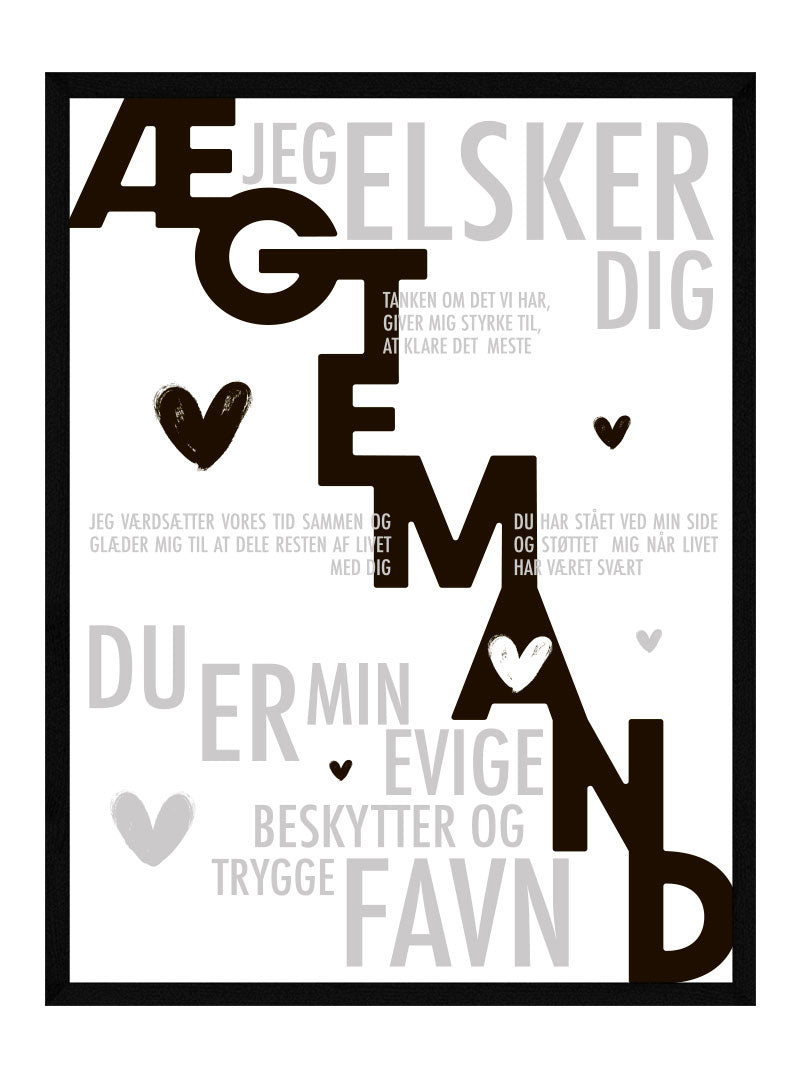 ægtemand   Plakat   Personlig   Plakat