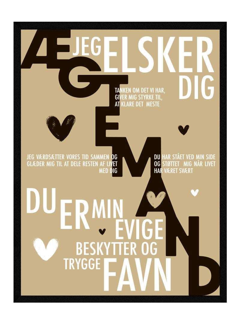 ægtemand   Plakat   Personlig   Plakat