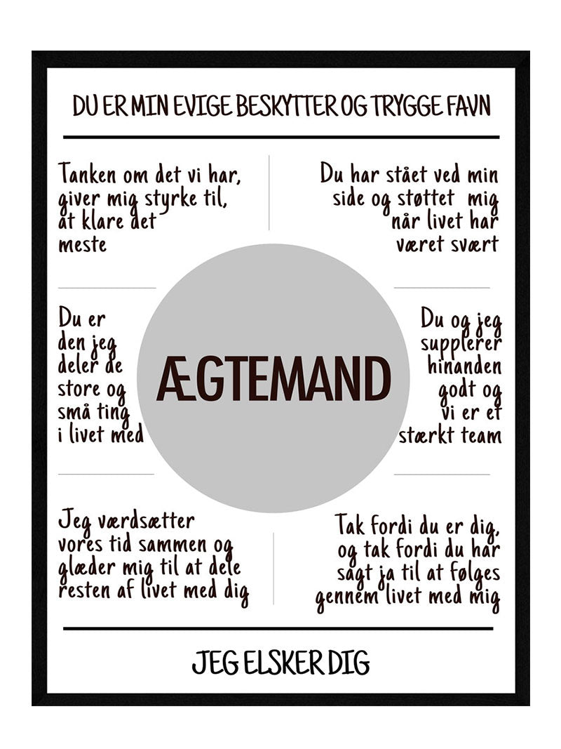 ægtemand   Plakat